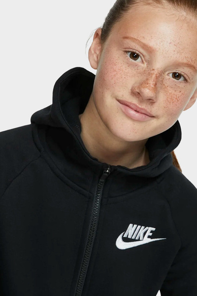 Bluza dziecięca z kapturem rozpinana NIKE NSW BV2712-010