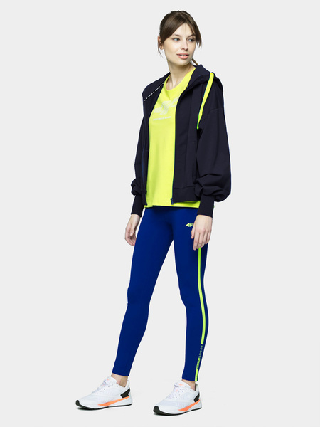 Bluza damska z kapturem rozpinana 4F H4L21-BLD015-31S