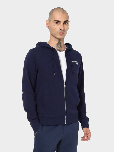 Bluza męska z kapturem rozpinana NEW BALANCE MJ03907-PGM