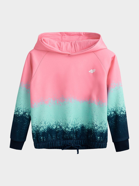 Bluza dziecięca z kapturem 4F HJZ21-JBLD003-90S
