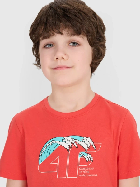 Koszulka dziecięca 4F 4FJWSS25TTSHM1917-63S