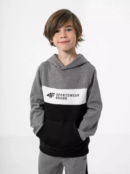 Bluza dziecięca z kapturem 4F HJZ22-JBLM003-24M