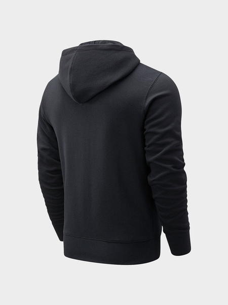 Bluza męska z kapturem rozpinana NEW BALANCE MJ03907-BK