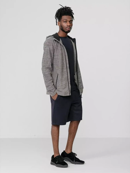 Bluza męska z kapturem rozpinana polarowa 4F H4Z22-PLM351-24M