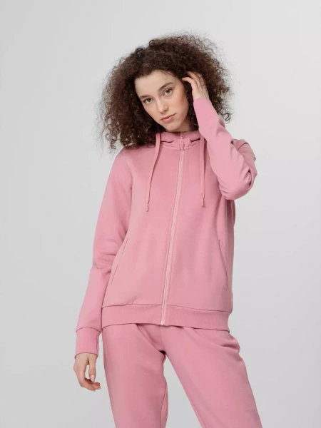 Bluza damska z kapturem rozpinana 4F H4Z22-BLD353-56S