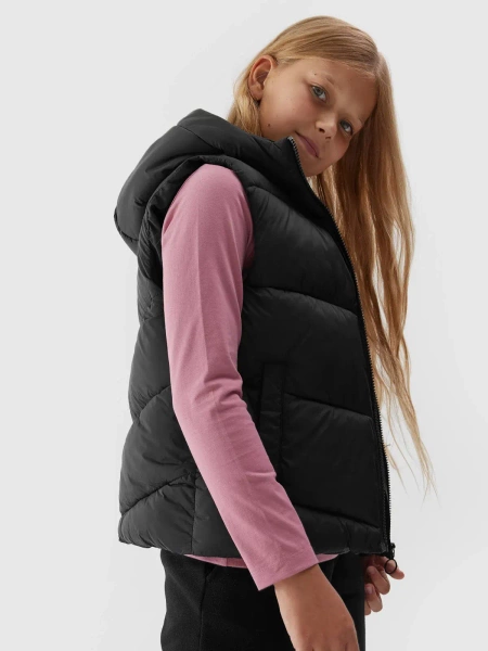 Kurtka dziecięca bezrękawnik 4F 4FJAW23TVJAF045-21S 