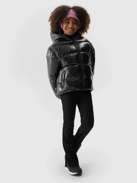 Kurtka dziecięca zimowa puchowa 4F 4FJAW23TDJAF267-21S