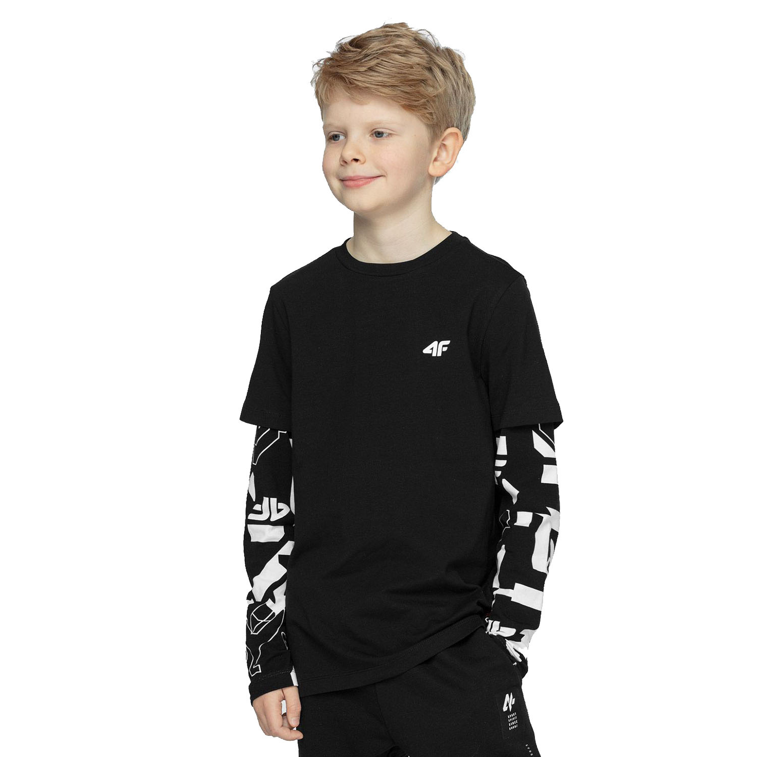 Koszulka dziecięca 4F HJZ21-JTSML002-20S