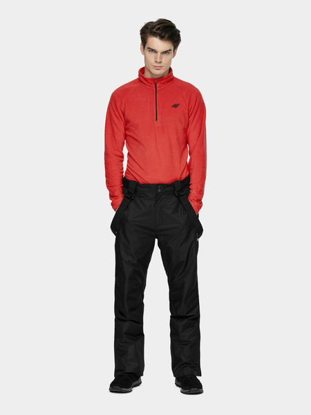 Bluza męska z kapturem rozpinana polarowa 4F H4Z21-BIMP030-62S