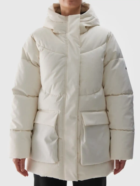 Kurtka damska zimowa puchowa 4F 4FWAW24TDJAF474-11S