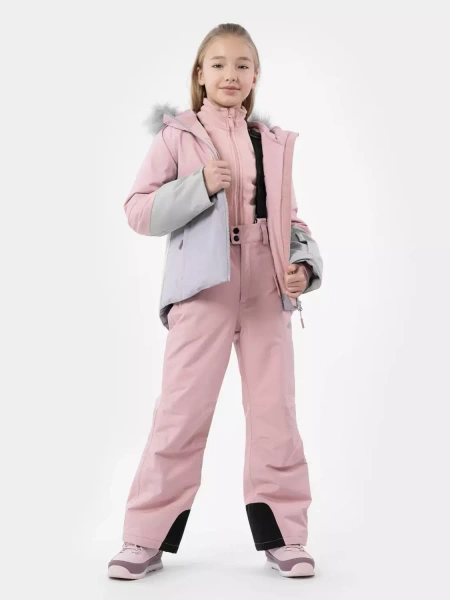 Kurtka dziecięca zimowa narciarska 4F HJZ22-JKUDN003-27S