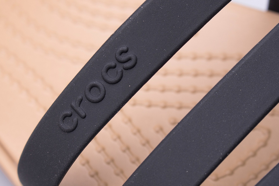 Sandały Crocs Tulum Open Flat W 206109-00W