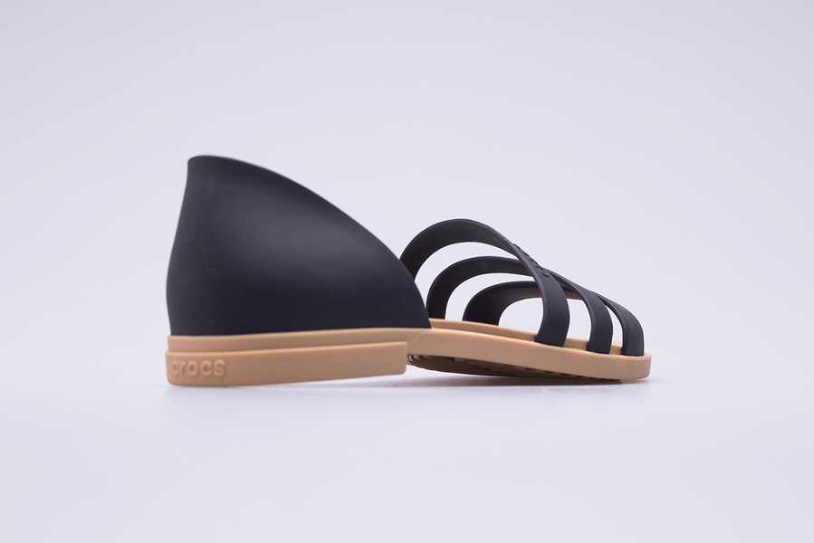 Sandały Crocs Tulum Open Flat W 206109-00W