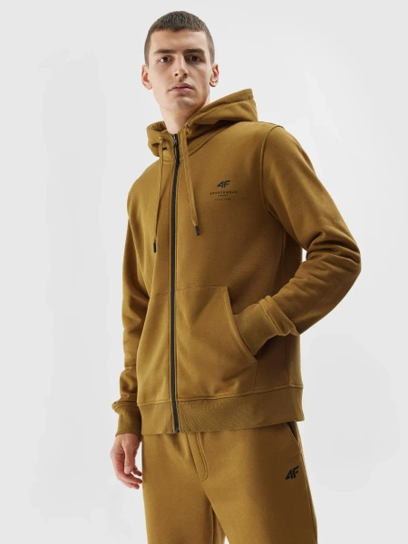 Bluza męska z kapturem rozpinana 4F 4FAW23TSWSM0774-74S 