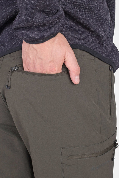 Spodnie męskie trekkingowe BERGSON ASEN 4W ARMY GREEN