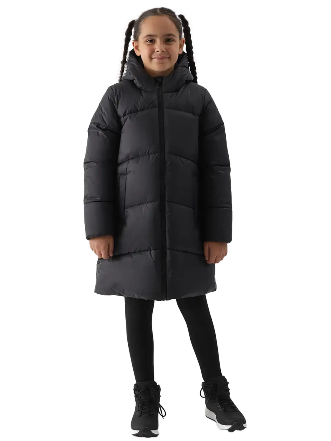 Kurtka dziecięca zimowa puchowa 4F 4FJWAW24TDJAF455-20S