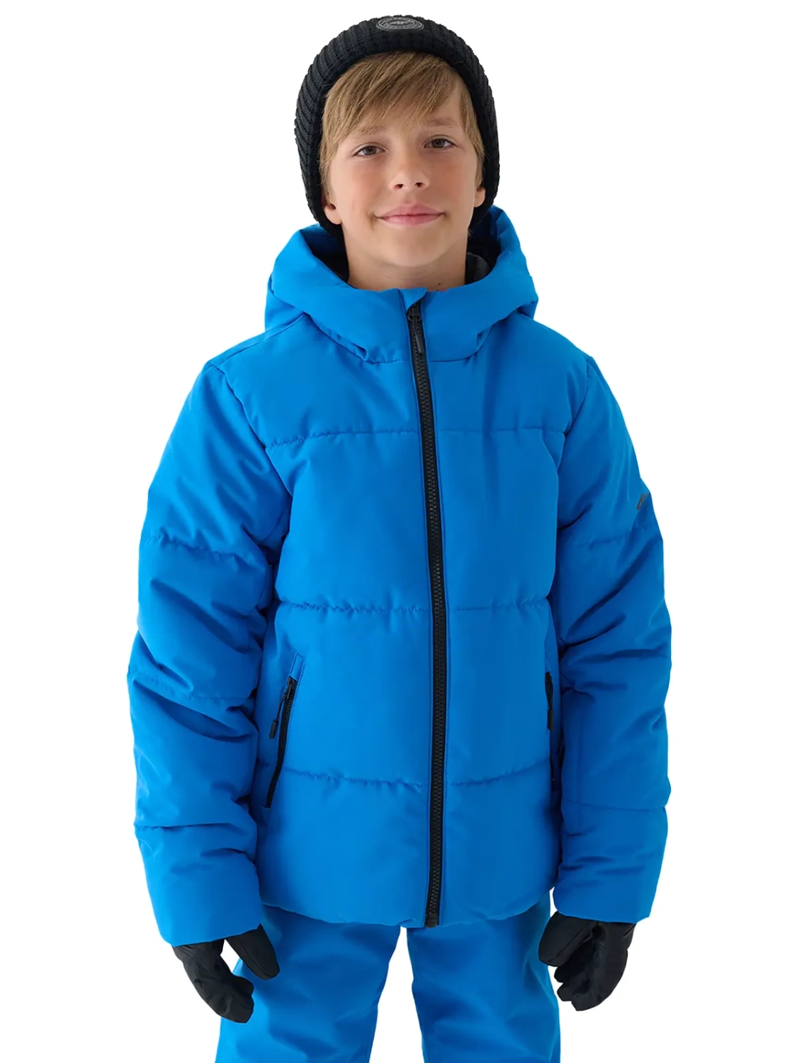 Kurtka dziecięca zimowa puchowa narciarska 4F 4FJWAW24TTJAM534-33S