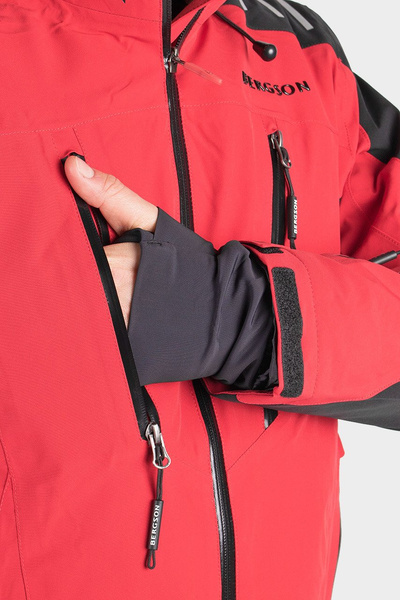 Kurtka męska BERGSON RACE-X RED BRG00036