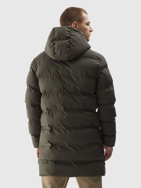 Kurtka męska zimowa puchowa długa 4F 4FAW23TDJAM246-43S