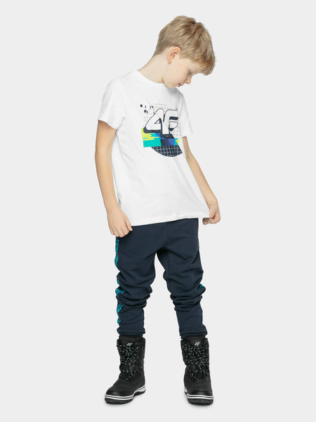 Koszulka dziecięca 4F HJZ21-JTSM003-10S