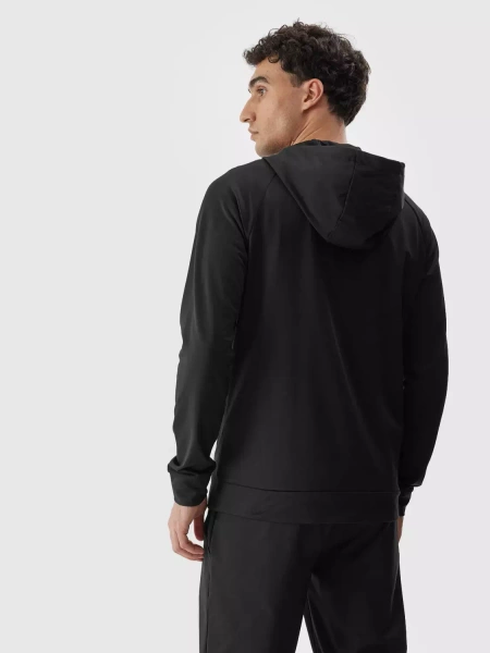 Bluza męska z kapturem rozpinana 4F 4FAW23TFSWM209-20S 