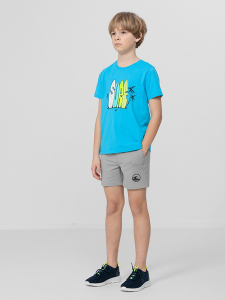 Koszulka dziecięca 4F JUNIOR HJL22-JTSM009-33S