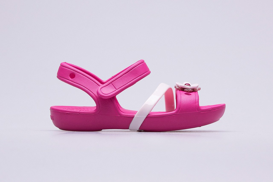 Sandały dziecięce Crocs Lina Charm Sandal 205530-6X0