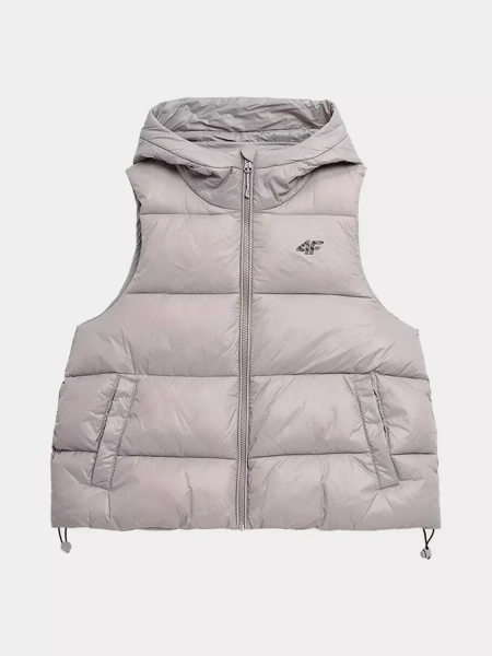 Kurtka damska puchowa bezrękawnik 4F 4FSS23TDJAF092-82S