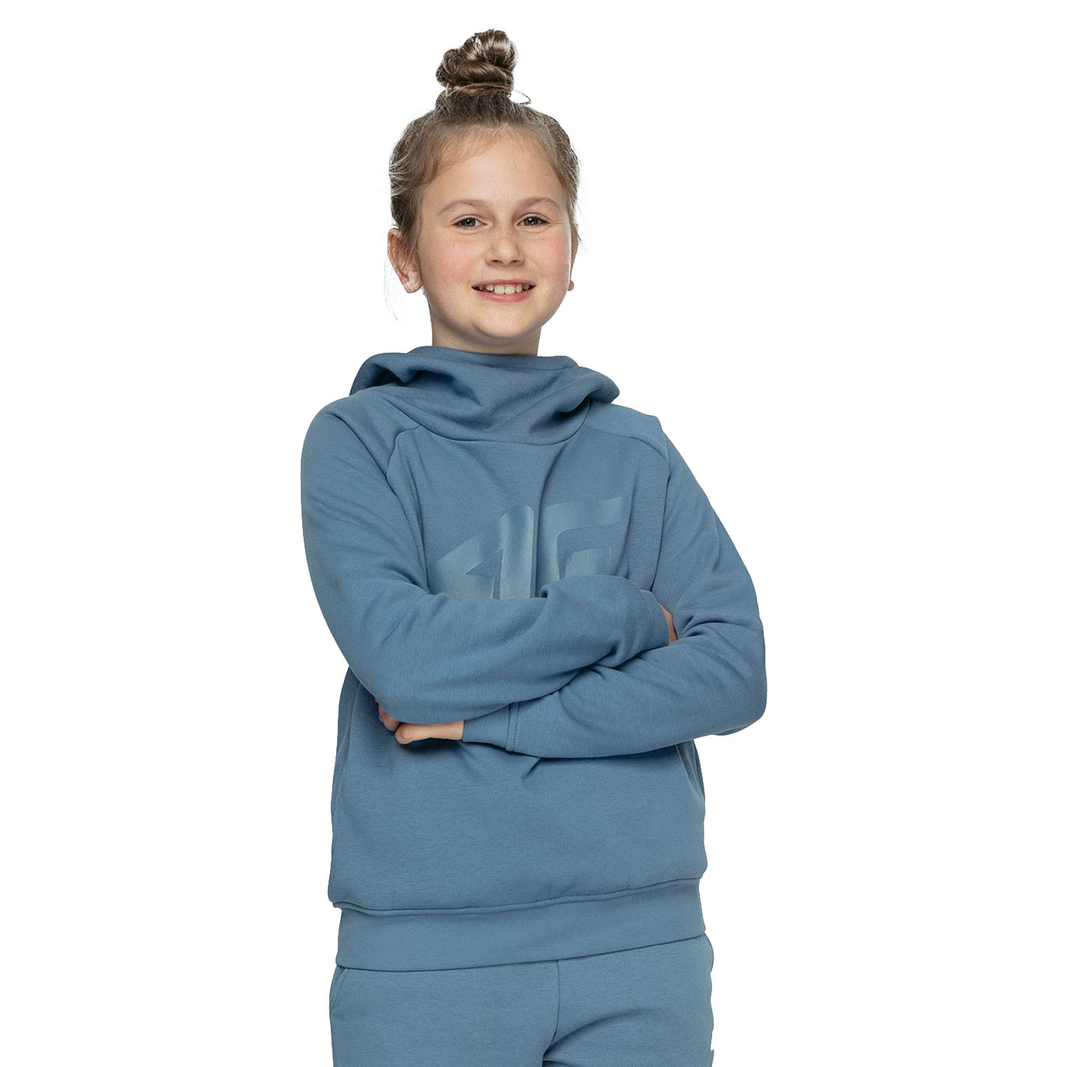 Bluza dziecięca z kapturem 4F HJZ21-JBLD001-32S