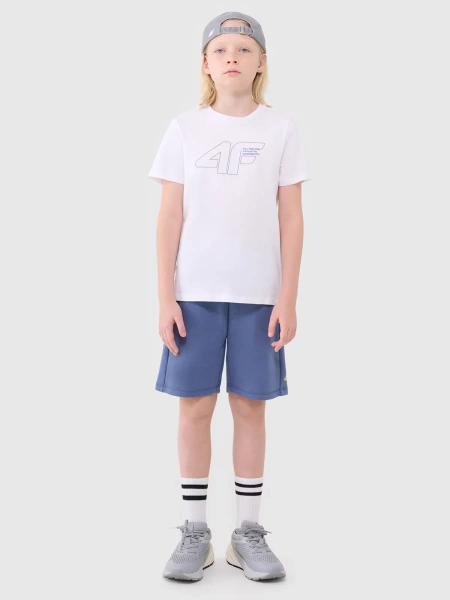 Koszulka dziecięca 4F 4FJWSS25TTSHM2185-10S