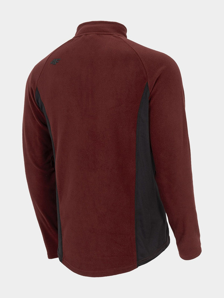 Bluza męska z kapturem rozpinana polarowa 4F H4Z21-BIMP034-60S