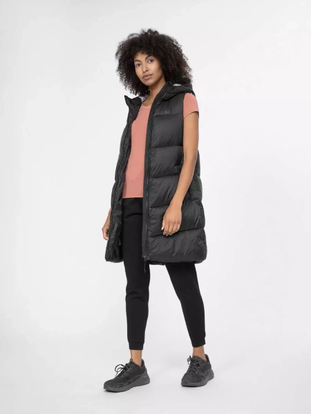 Kurtka damska puchowa bezrękawnik 4F 4FSS23TDJAF093-20S