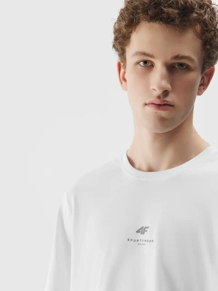 Koszulka męska 4F 4FWSS24TTSHM1282-10S 