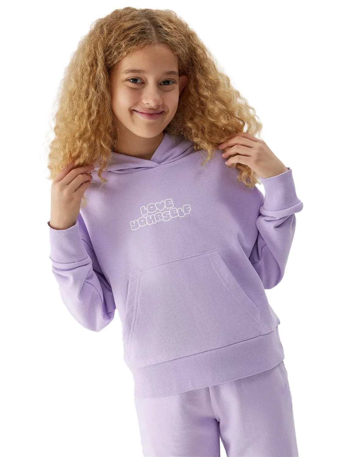 Bluza dziecięca z kapturem  4F 4FJAW23TSWSF645-52S