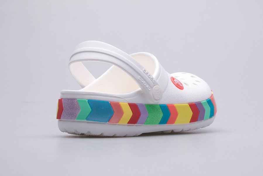 Chodaki CROCS CROCBAND CHEVRON KIDS 207007-100