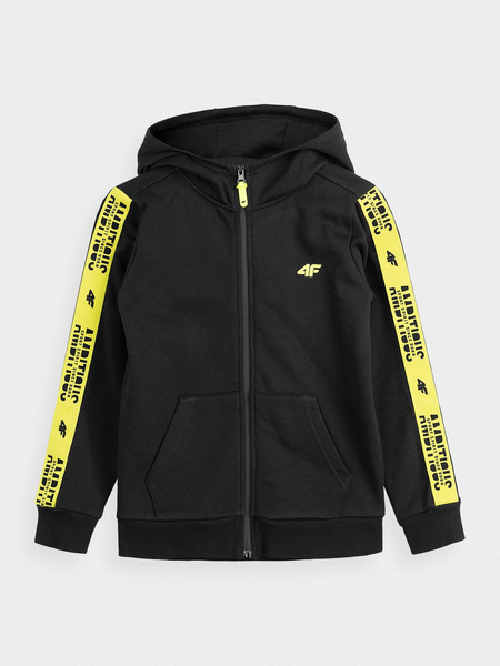 Bluza dziecięca z kapturem rozpinana 4F HJZ21-JBLM003-20S