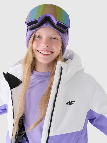 Kurtka dziecięca zimowa narciarska 4F 4FJWAW24TTJAF542-51S