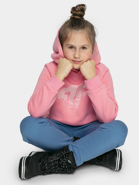 Bluza dziecięca z kapturem 4F HJZ21-JBLD004A-56S