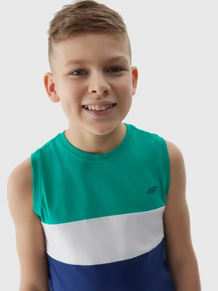 Koszulka dziecięca 4F 4FJWSS24TSLEM038-41S