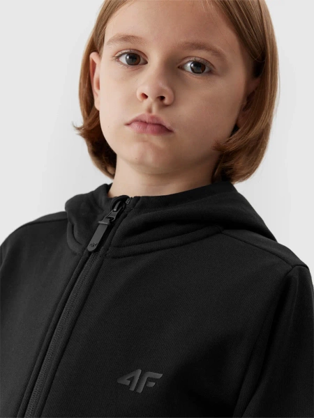 Bluza dziecięca z kapturem rozpinana 4F 4FJAW23TSWSM627-20S 