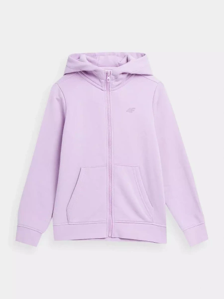 Bluza dziecięca z kapturem rozpinana 4F 4FJSS23TSWSF216-52S