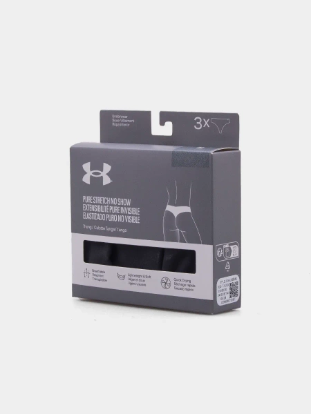 Majtki damskie stringi Under Armour 1383893-001 3-PAK