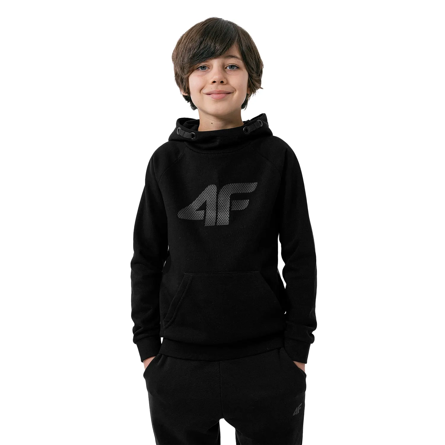 Bluza dziecięca z kapturem 4F HJZ22-JBLM002-20S
