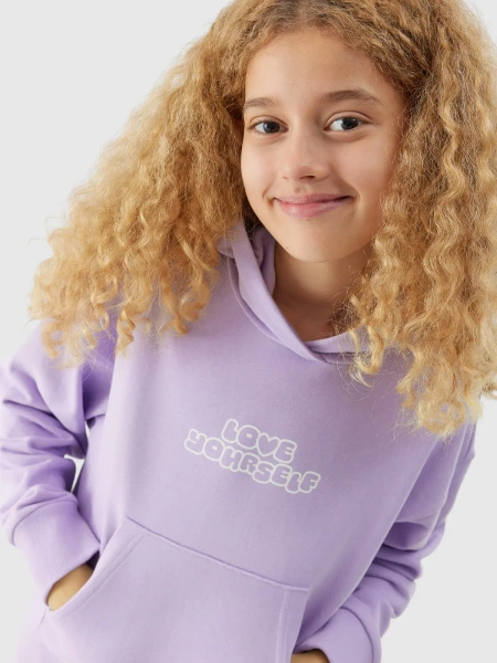 Bluza dziecięca z kapturem  4F 4FJAW23TSWSF645-52S
