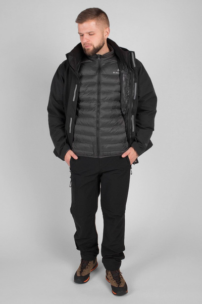 Kurtka męska BERGSON ASPECT STX 3w1 BLACK