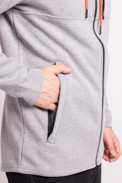 Bluza męska z kapturem rozpinana 4F H4Z18-BLM006-27M