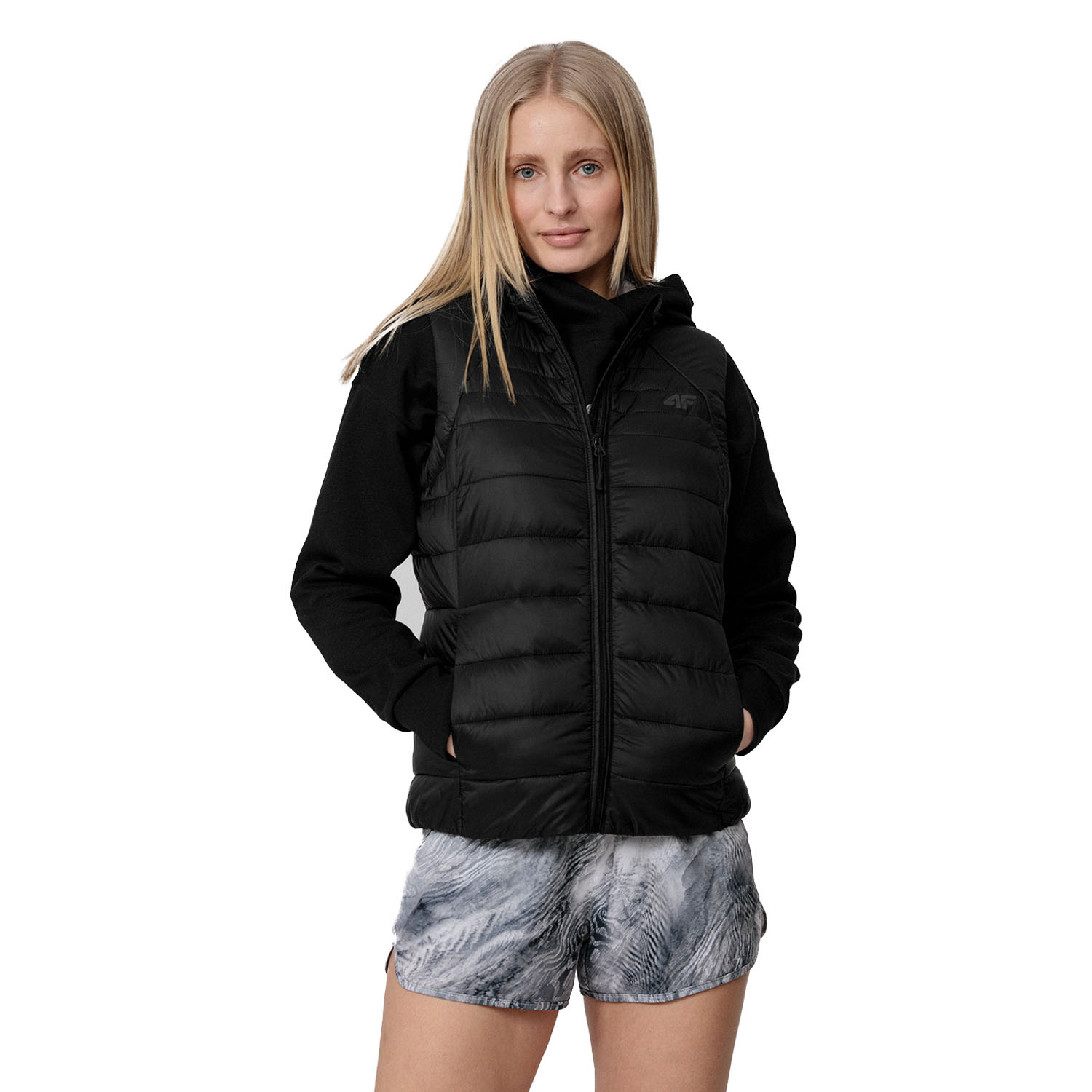 Kurtka damska puchowa bezrękawnik 4F H4L22-KUDP001-20S