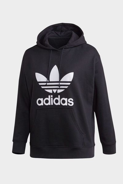 Bluza damska z kapturem adidas TREFOIL HOODIE GD2378 (PLUS SIZE)