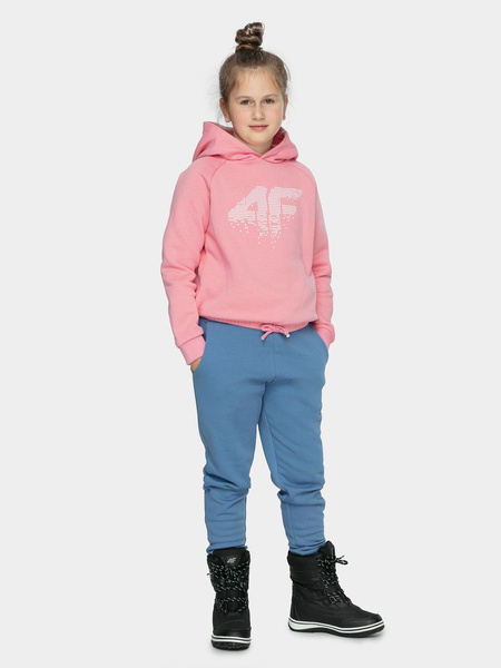 Bluza dziecięca z kapturem 4F HJZ21-JBLD004A-56S