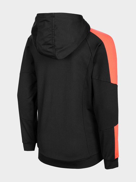 Bluza dziecięca z kapturem rozpinana 4F JUNIOR HJL22-JBLMF001-20S